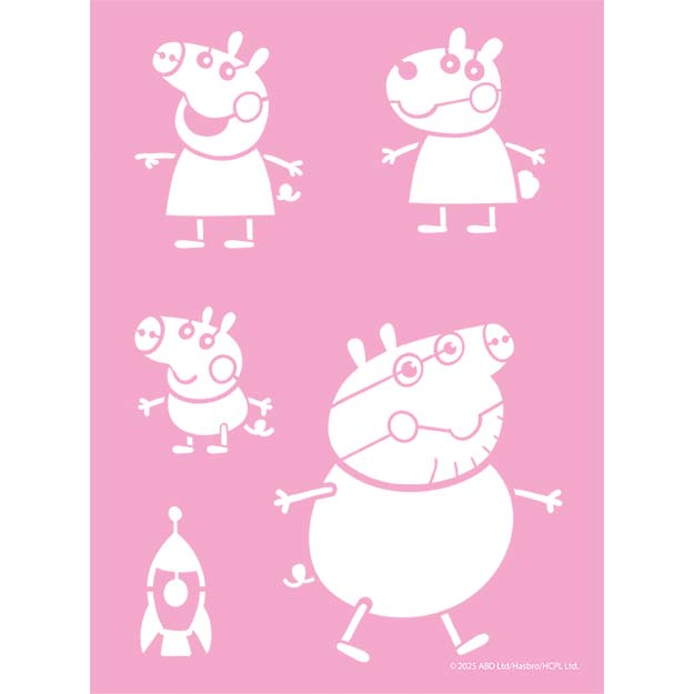 Omalovánky s foukacími fixy - PRASÁTKO PEPPA