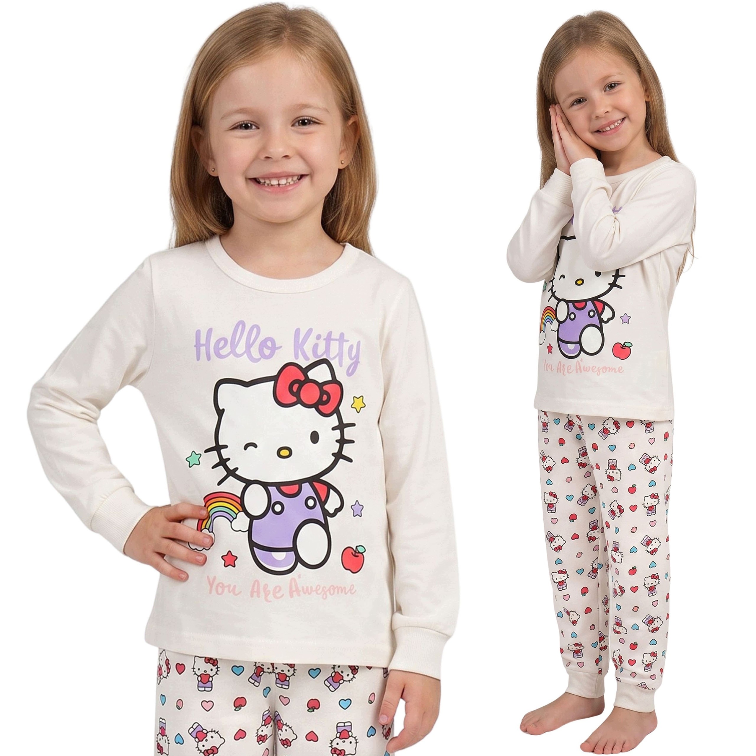 Dívčí bavlněné pyžamo HELLO KITTY