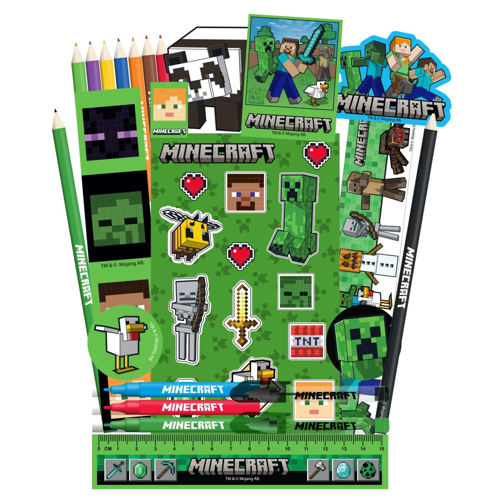 Adventní kalendář MINECRAFT - papírenský