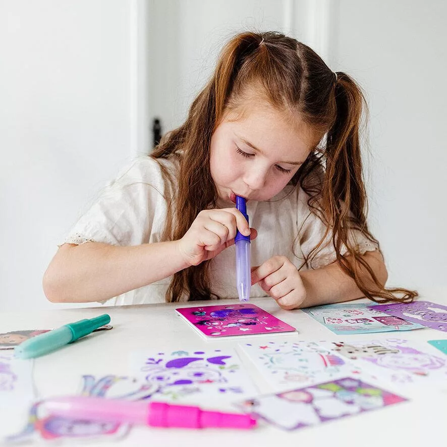 Kreativní sada s foukacími fixy Gabby - Gábinin kouzelný domek