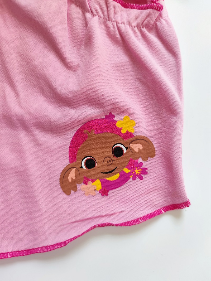 Dívčí letní set BING šedo-růžový