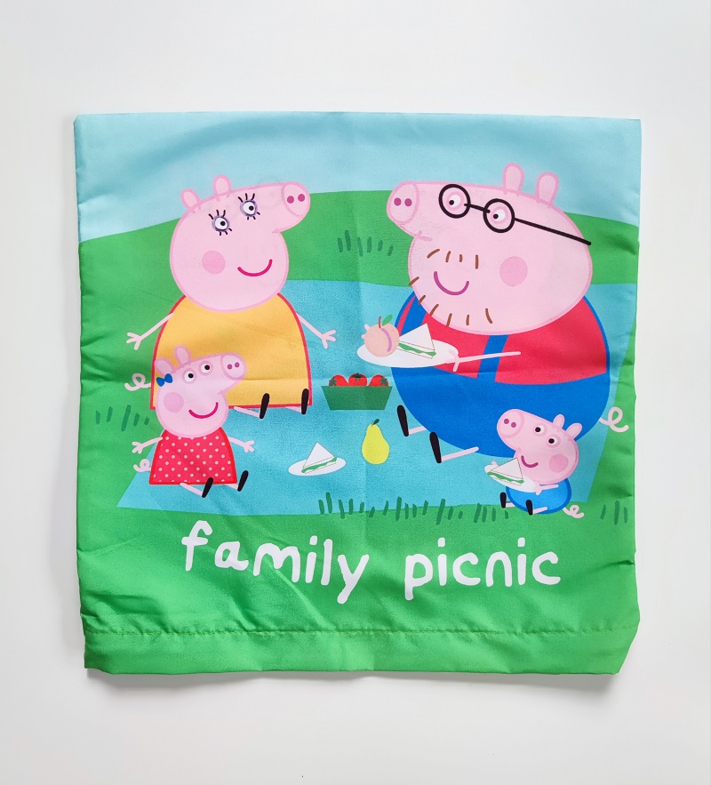 Povlak na polštář PRASÁTKO PEPPA zelený