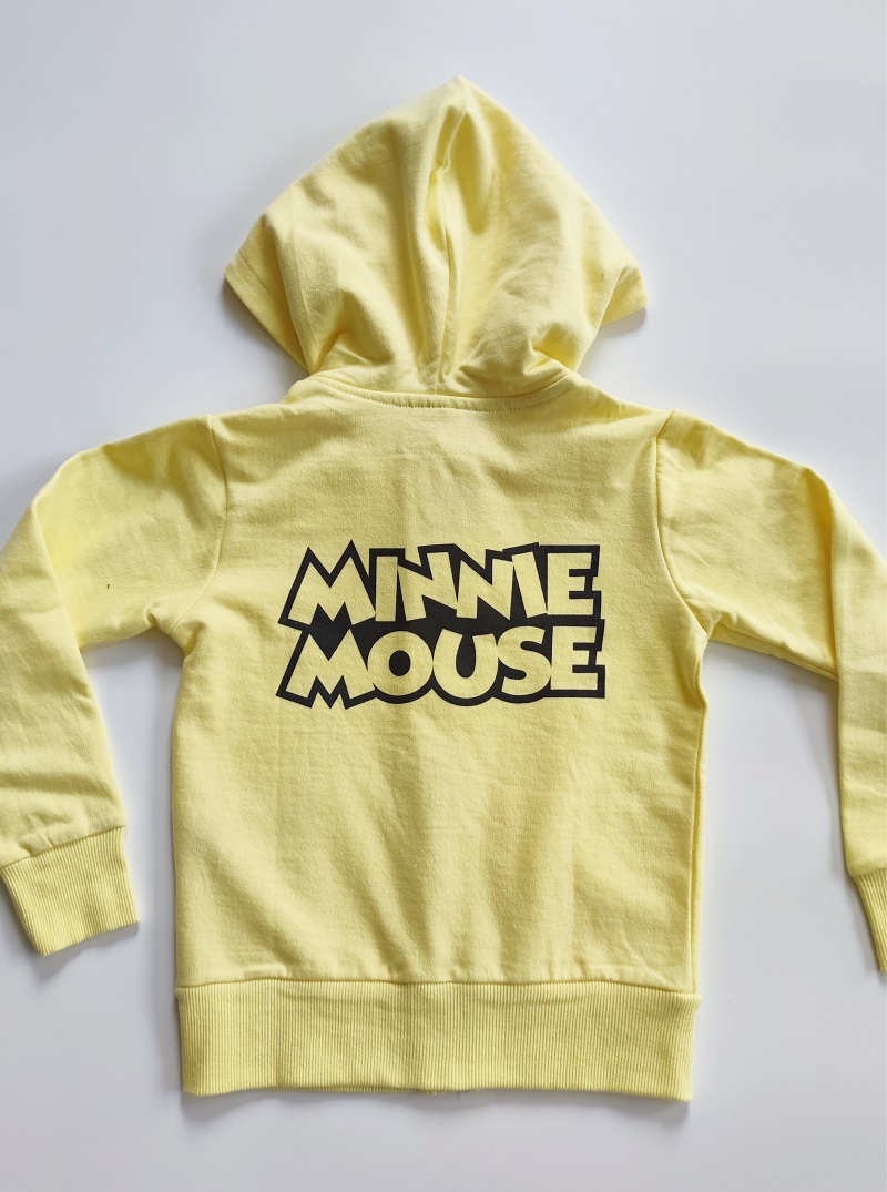 Dívčí mikina disney MINNIE žlutá