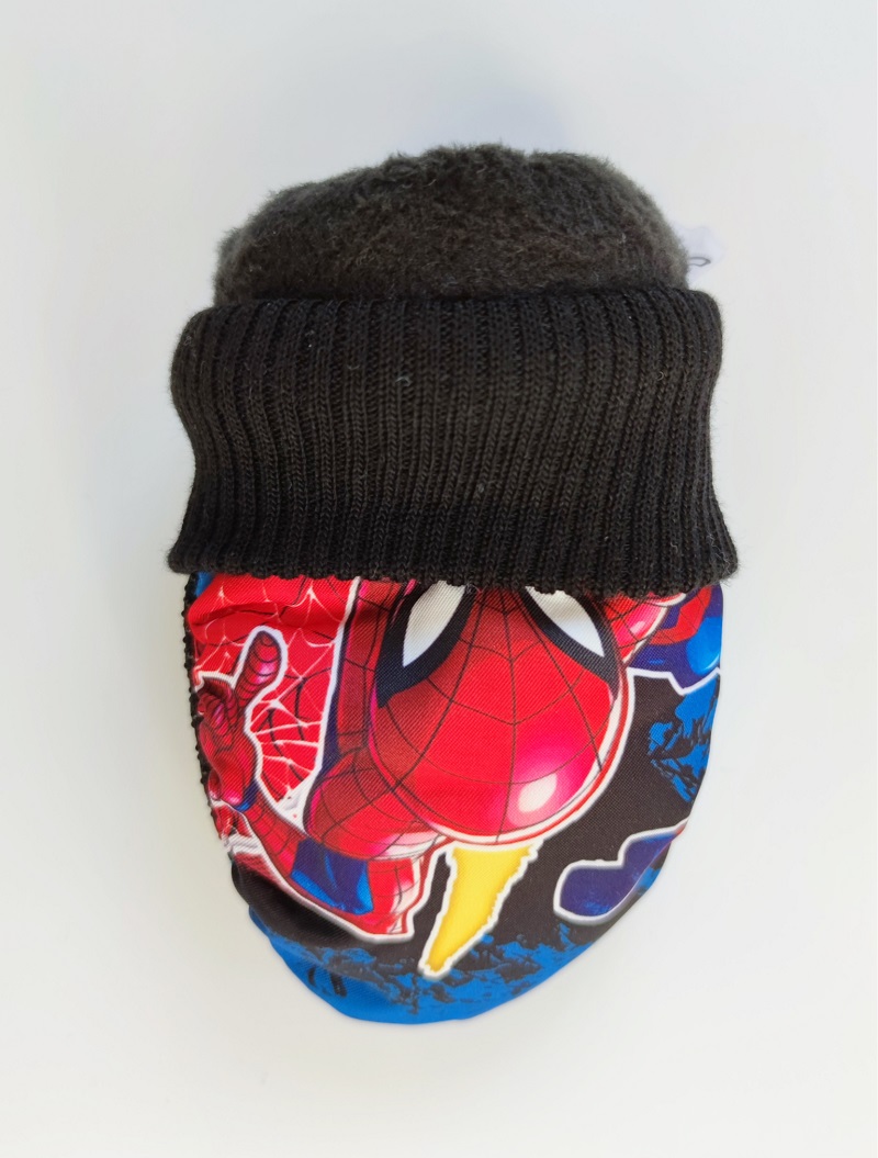 Chlapecké zimní rukavice SPIDERMAN palčáky - modré