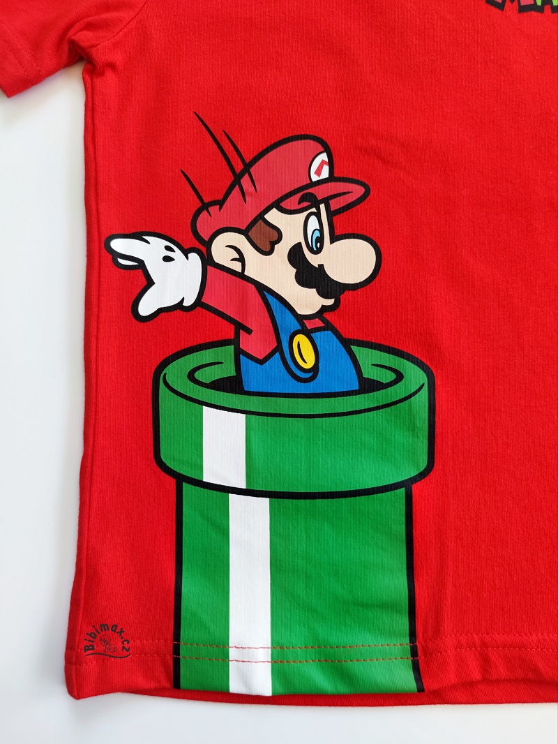Chlapecké tričko SUPER MARIO červené