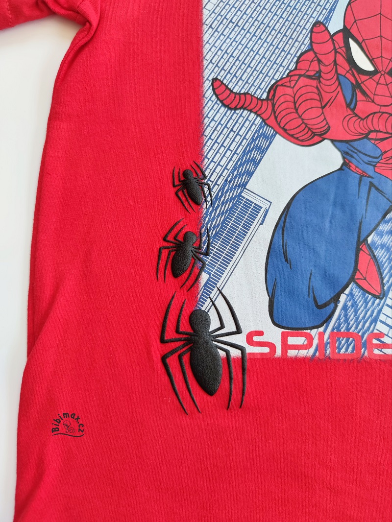 Chlapecké tričko SPIDERMAN červené KR