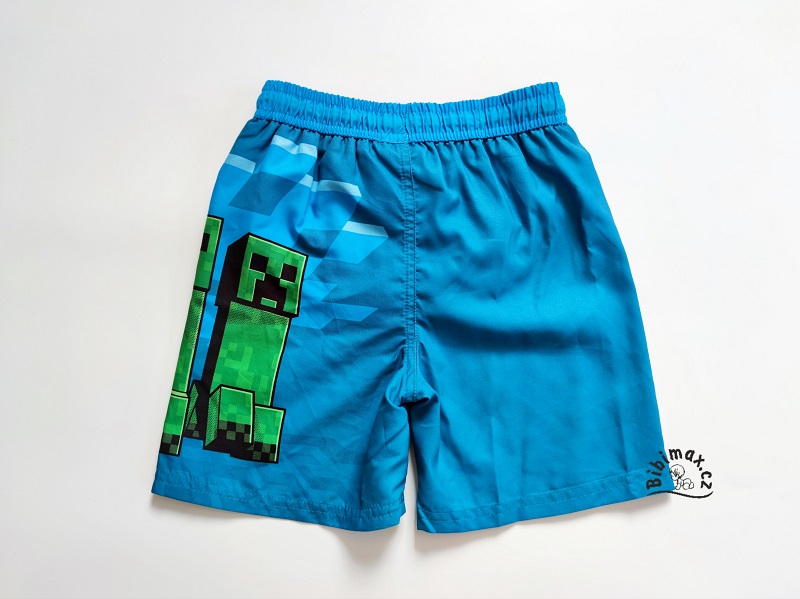 Chlapecké koupací kraťasy MINECRAFT - modré