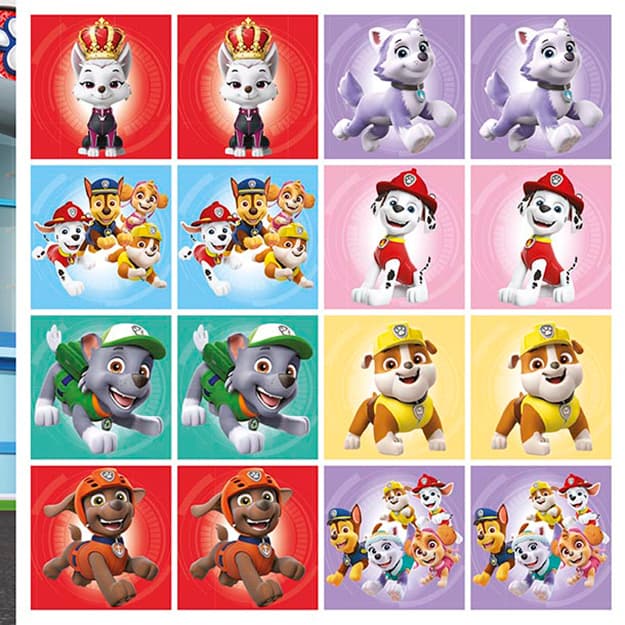 Pexeso v sešitu TLAPKOVÁ PATROLA