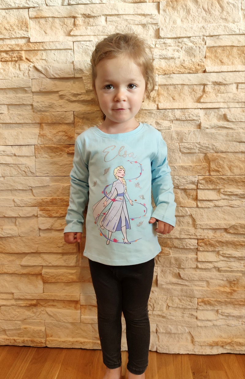 Dívčí tričko disney FROZEN 2 světle modré DR