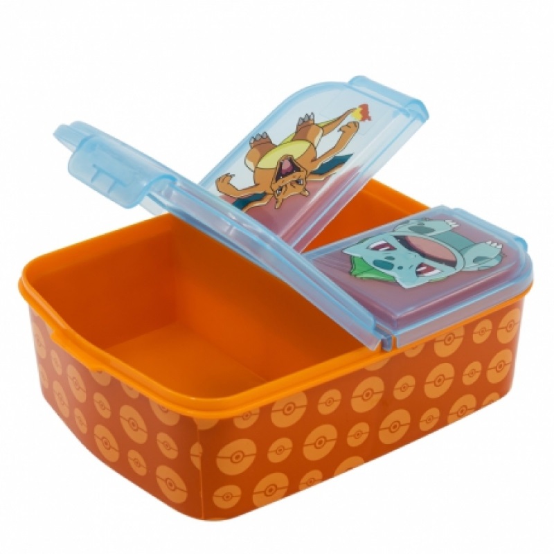 Stor dělený plastový Box na svačinu POKÉMON