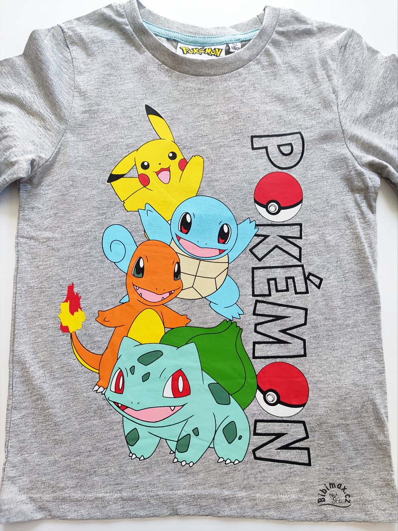 Chlapecké tričko POKEMON šedé DR