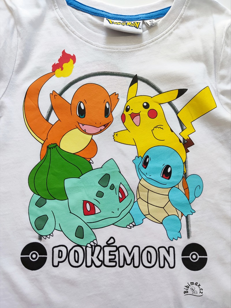 Chlapecké pyžamo POKÉMON bílé 