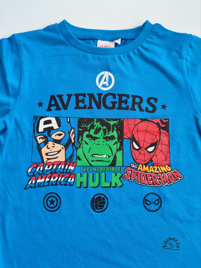 Chlapecké tričko AVENGERS modré DR