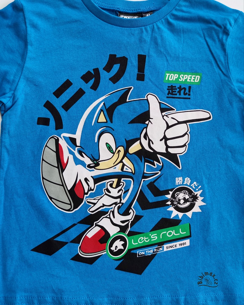 Chlapecké tričko SONIC modré DR