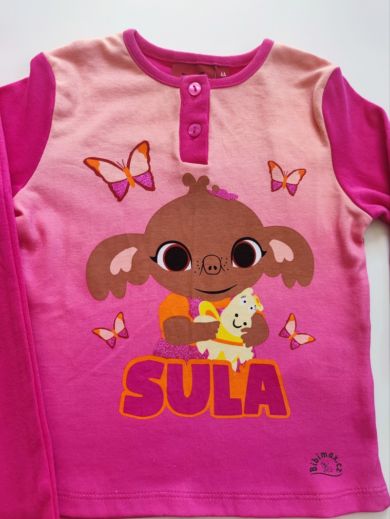 Dívčí pyžamo BING růžové