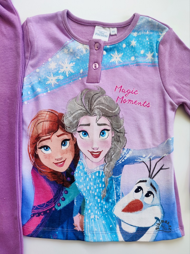 Dívčí pyžamo disney FROZEN fialové