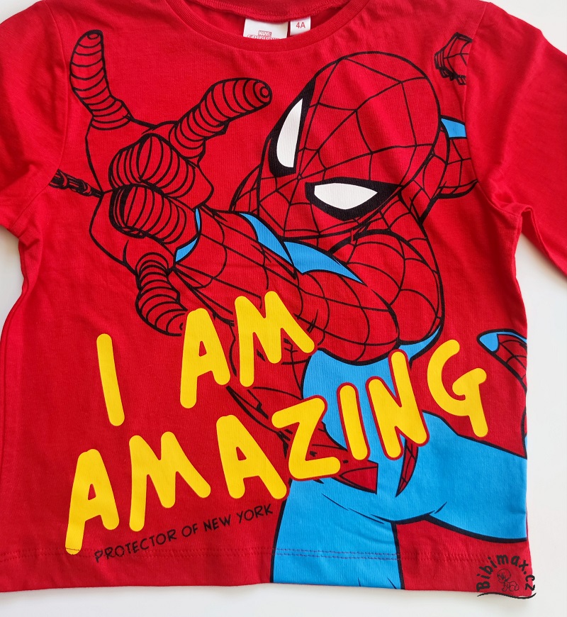 Chlapecké tričko marvel SPIDERMAN červené AMAZING DR