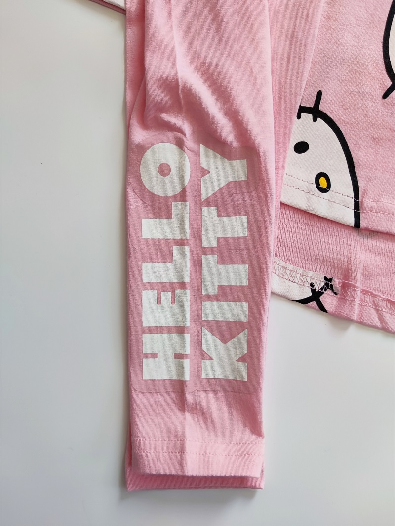 Dívčí pyžamo HELLO KITTY šedo-růžové