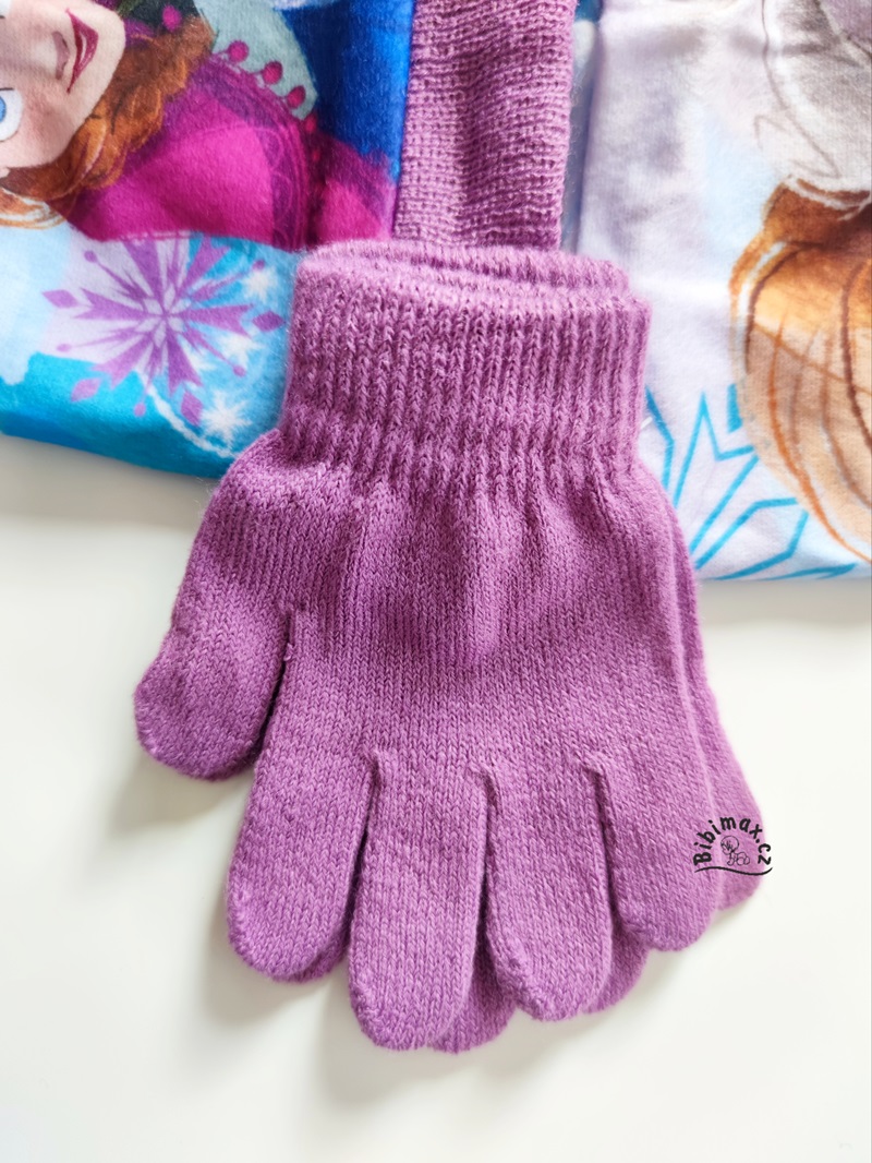 Zimní komplet FROZEN fialový