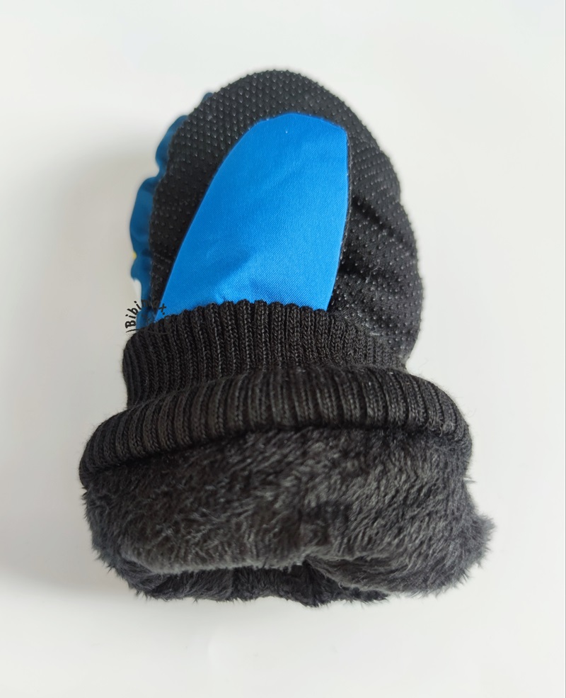 Chlapecké zimní rukavice TLAPKOVÁ PATROLA palčáky - světlejší modré