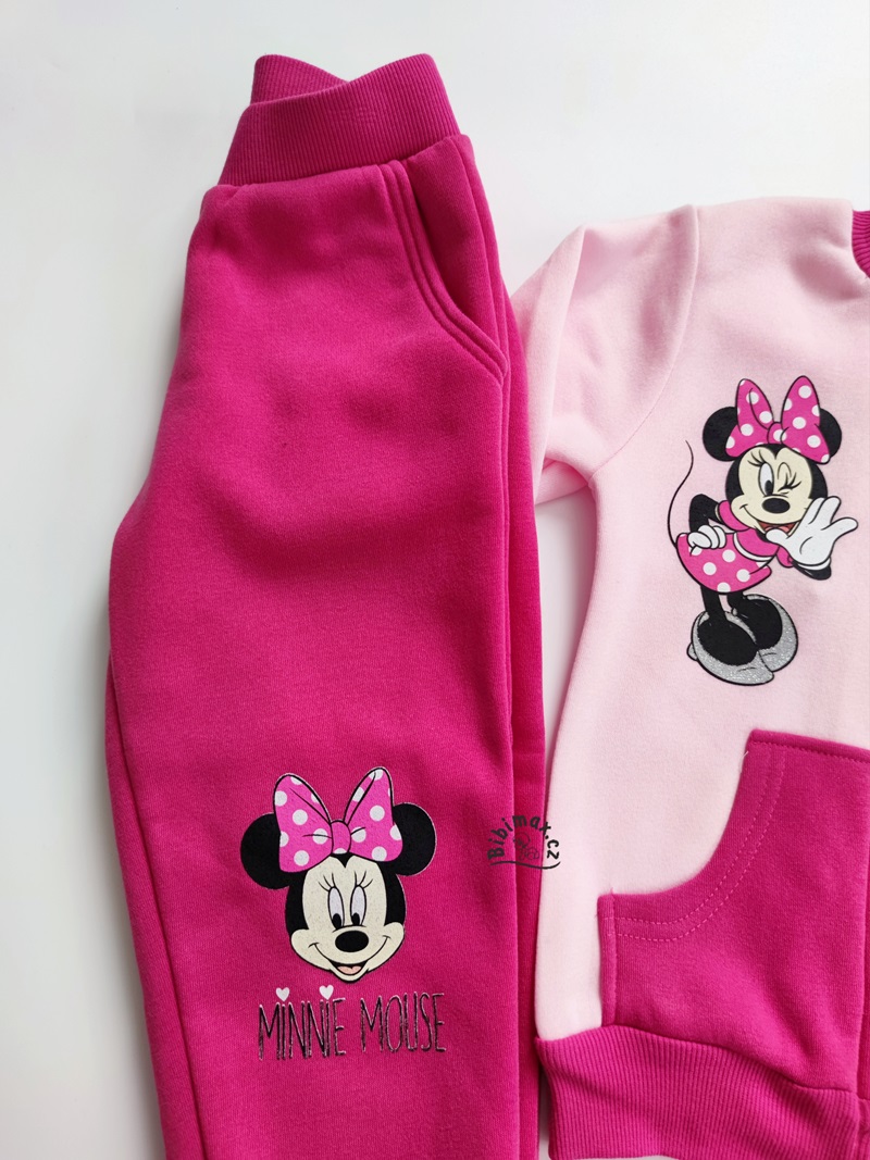 Dívčí tepláková souprava MINNIE - růžová M2