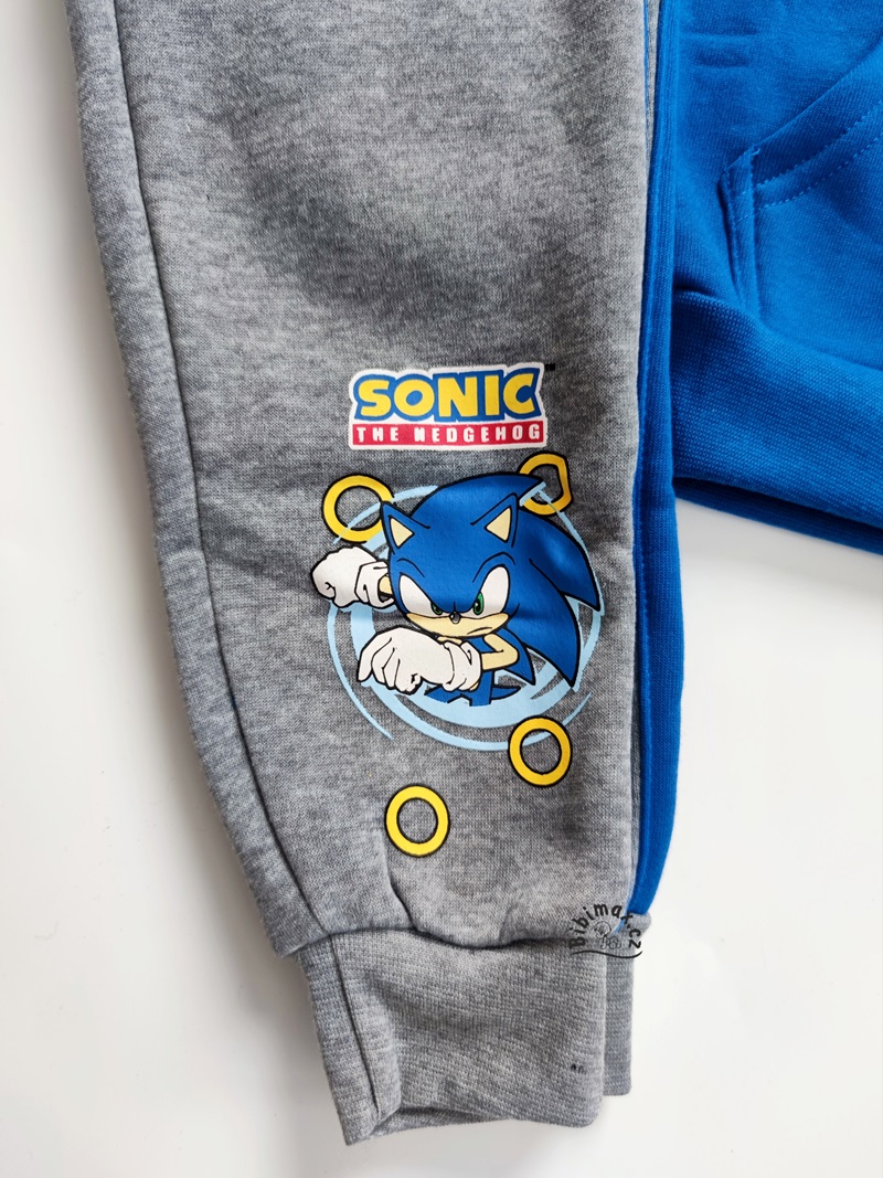 Chlapecká tepláková souprava SONIC modro/šedá