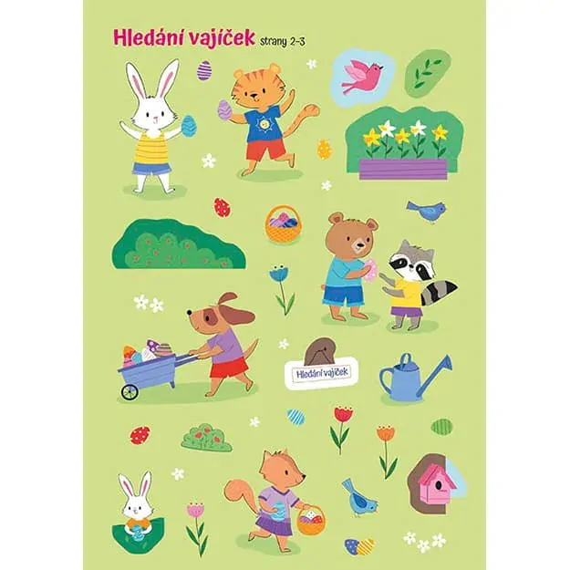 Moje první samolepkování VELIKONOCE