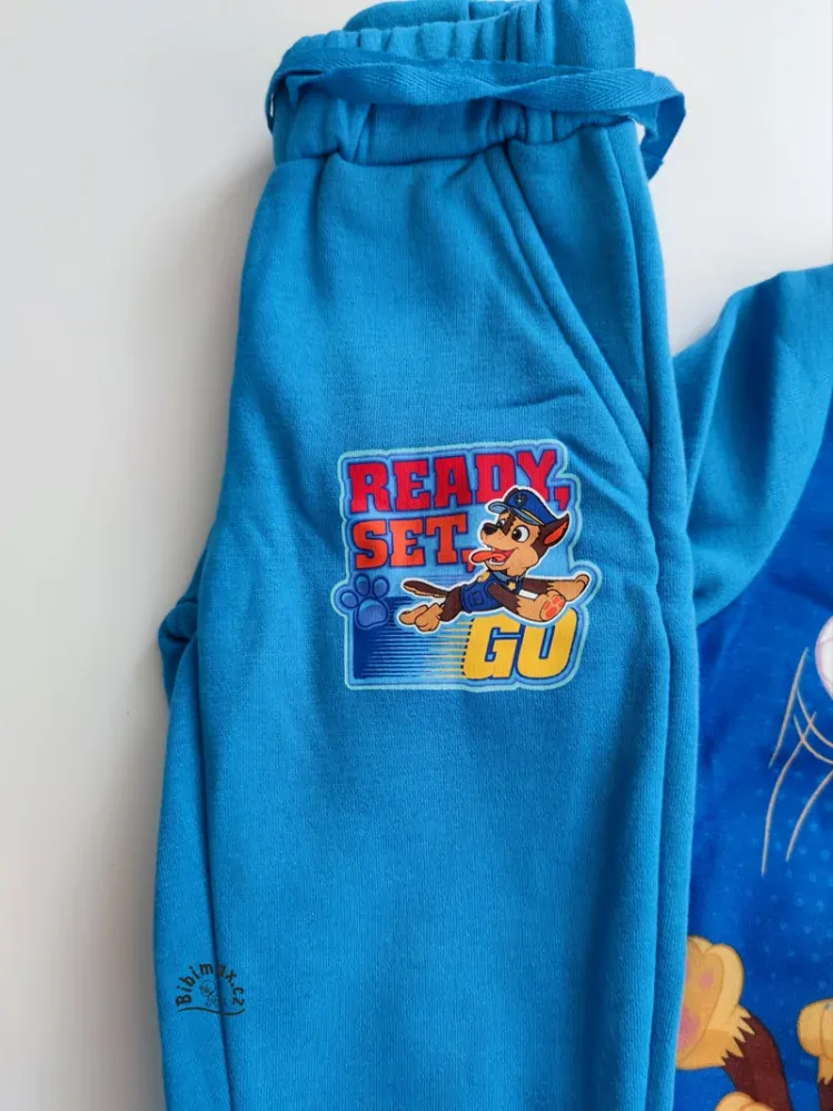 Tepláková souprava TLAPKOVÁ PATROLA světlejší modrá