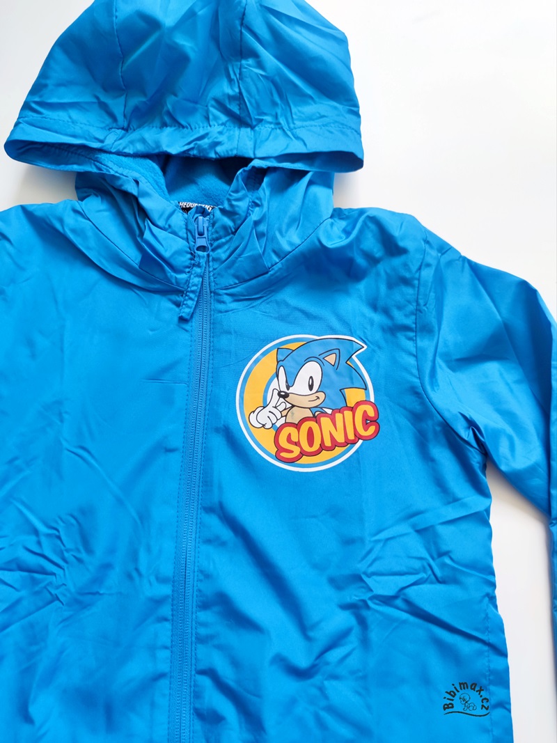 Chlapecká šusťáková bunda SONIC modrá