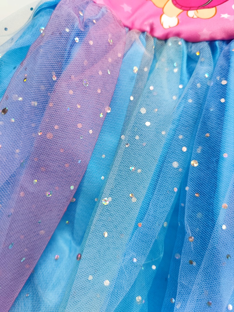 Dívčí letní šaty TLAPKOVÁ PATROLA s tylovou sukní