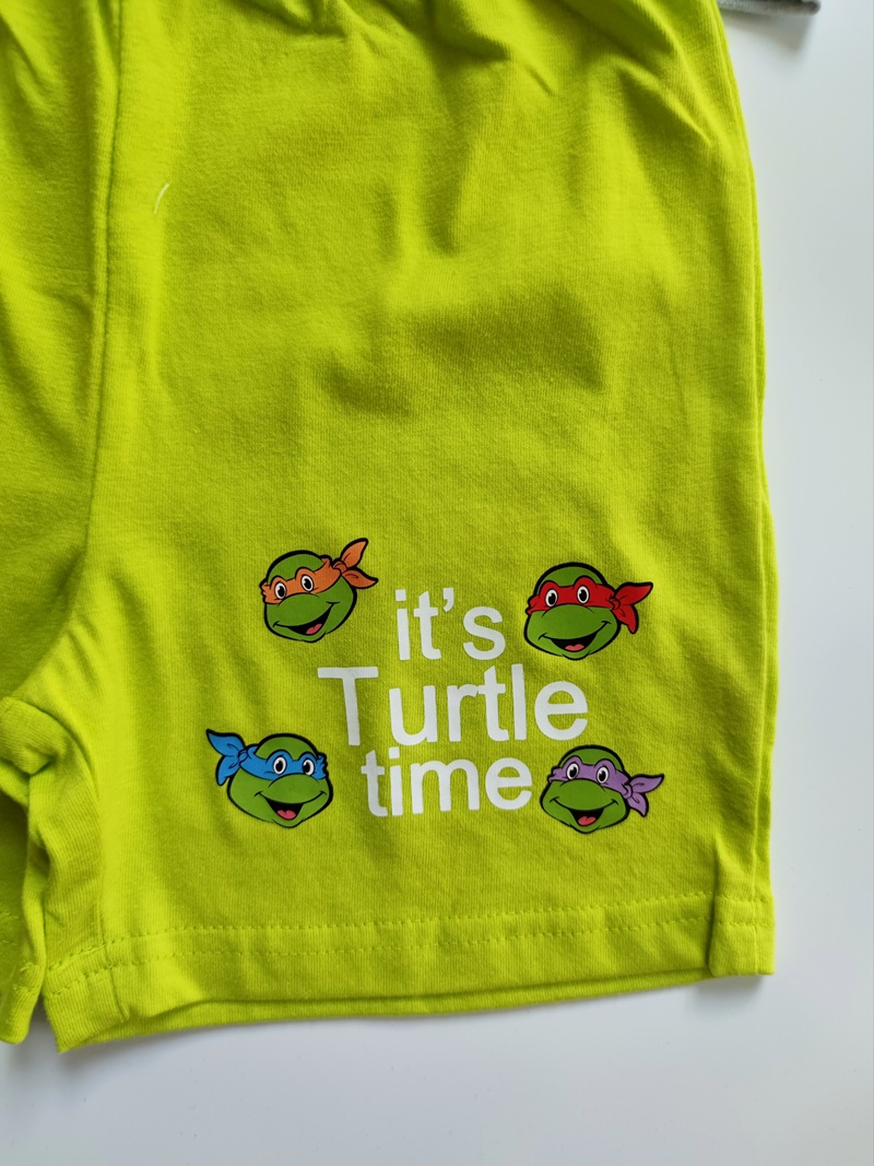 Chlapecké letní pyžamo ŹELVY NINJA šedé