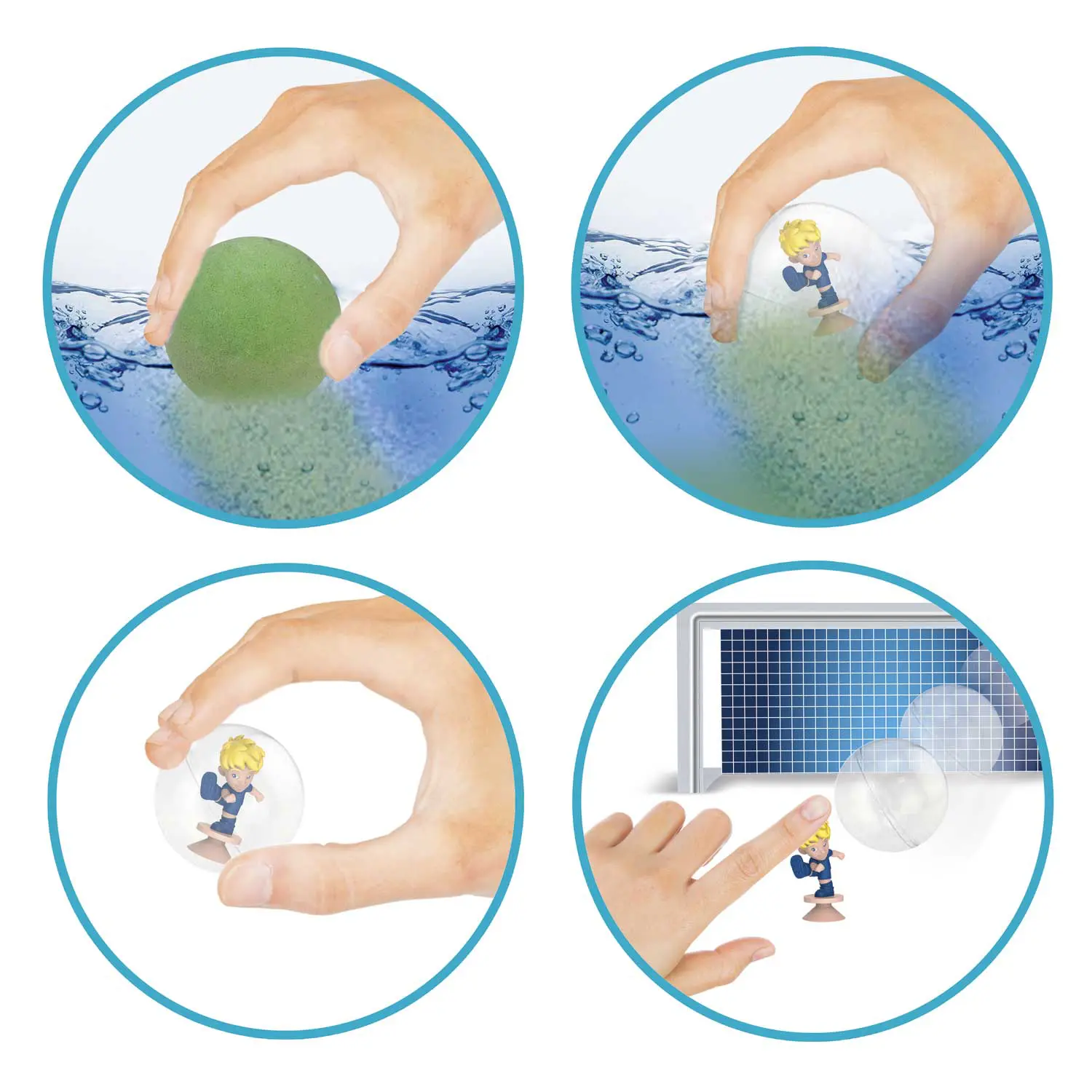 INKEE - šumivá koupelová bomba s překvapením FOTBAL