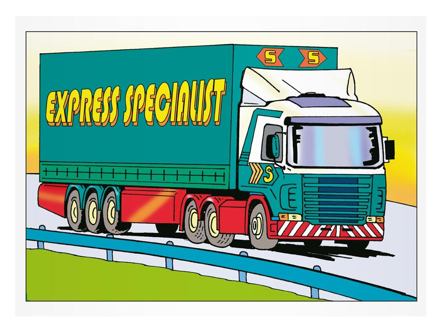 Omalovánky MFP NÁKLADNÍ AUTA