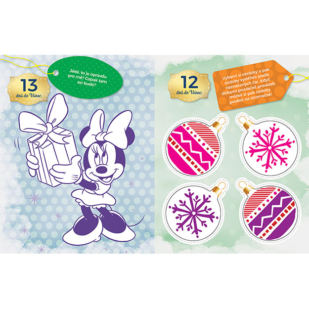 Vánoční aktivity se samolepkami MINNIE