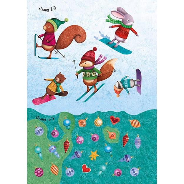 Moje první samolepkování TŘPITIVÉ VÁNOCE