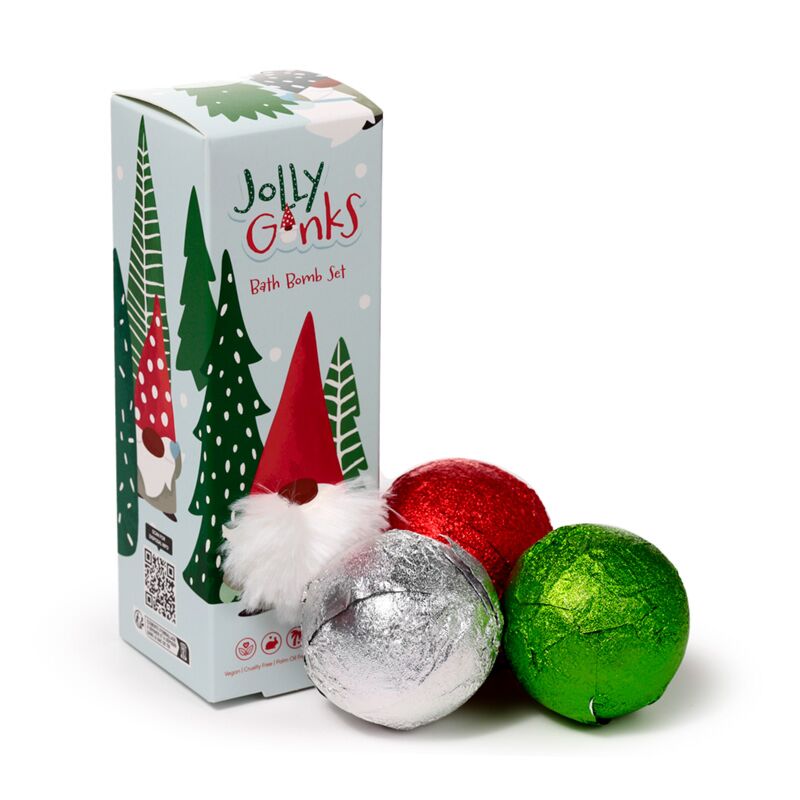 Koupelová bomba vánoční, sada 3 - SKŘÍTEK, dárkové balení
