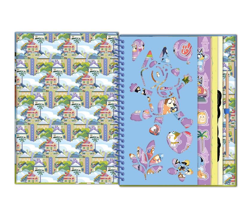 Škrabací obrázky - BLUEY