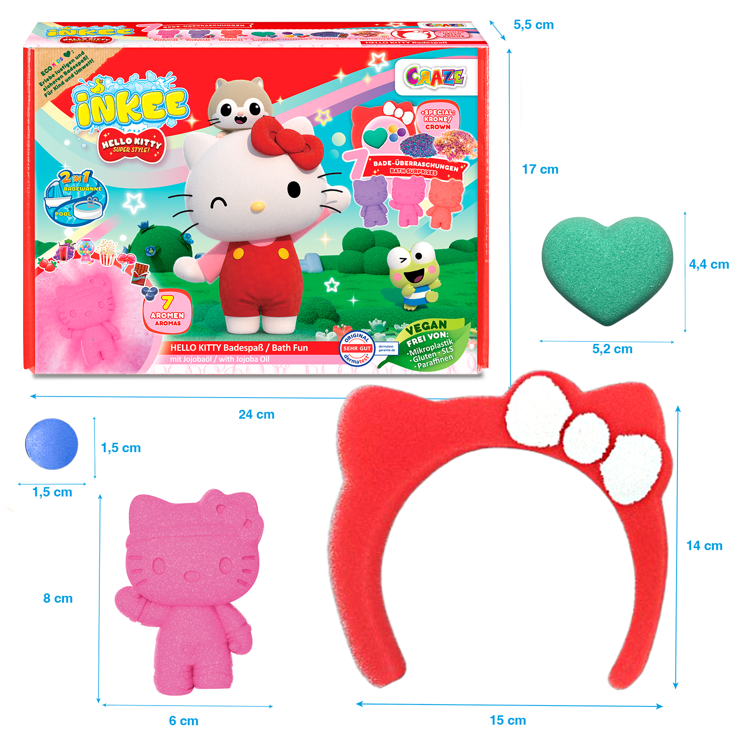 INKEE - Koupelová krabička HELLO KITTY