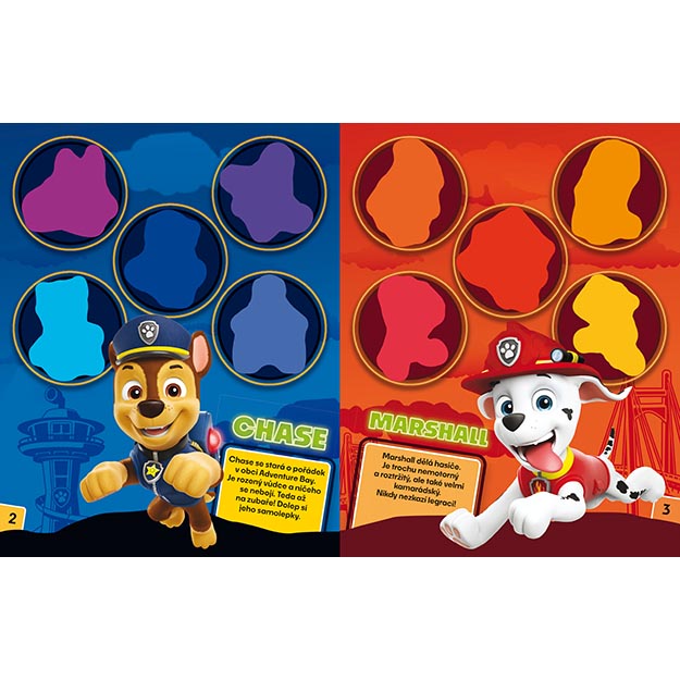 Dolep si svítící samolepky TLAPKOVÁ PATROLA