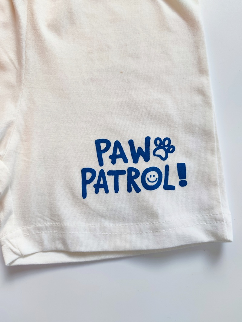 Chlapecké letní pyžamo TLAPKOVÁ PATROLA - béžové