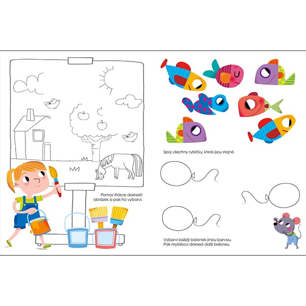 Sešit aktivit BARVY A TVARY