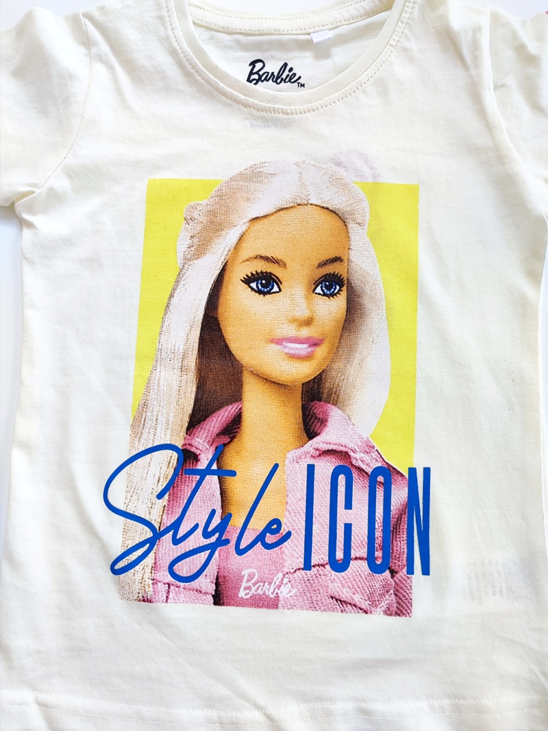 Dívčí tričko BARBIE béžové