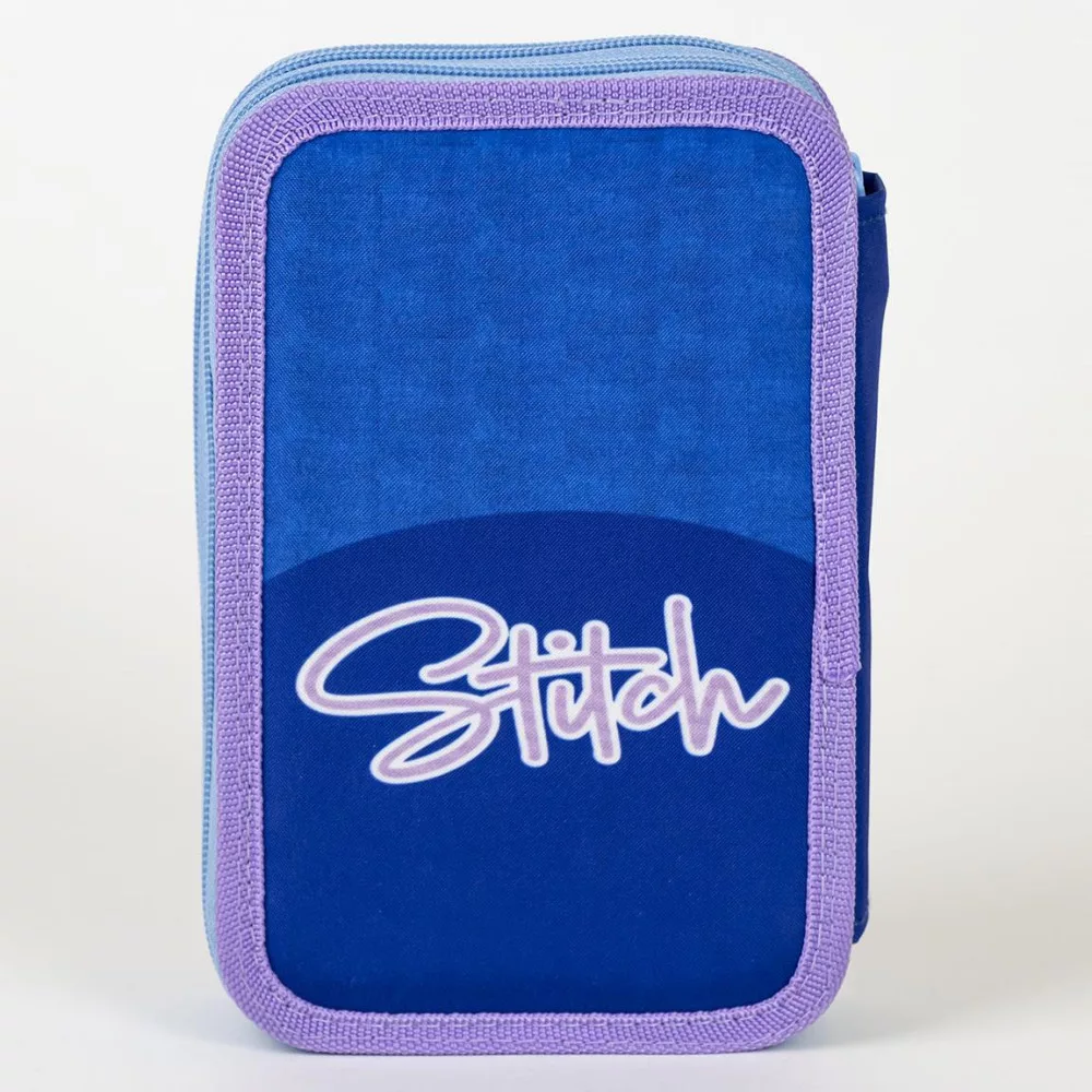 Penál 2patrový LILO & STITCH modrý 3D