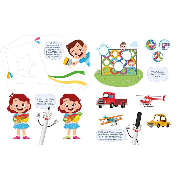 Sešit pro předškoláky - Spojování a hádanky