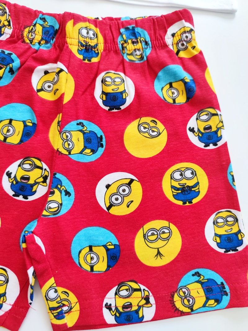 Chlapecké letní pyžamo MIMONI bílo/červené