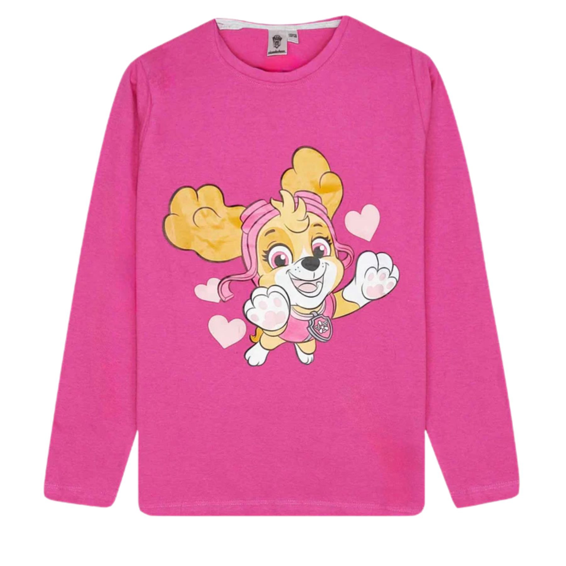 Dívčí pyžamo TLAPKOVÁ PATROLA - růžové