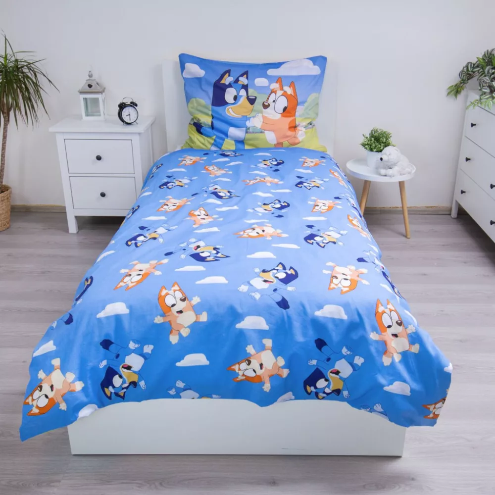 Dětské oboustranné povlečení BLUEY - Happy
