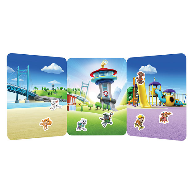 Hra se silikonovými samolepkami TLAPKOVÁ PATROLA