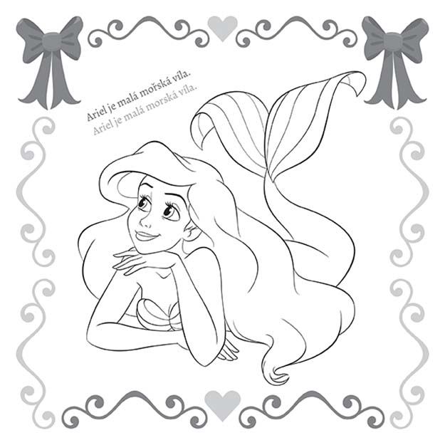 Pexeso v sešitu Disney Princezny