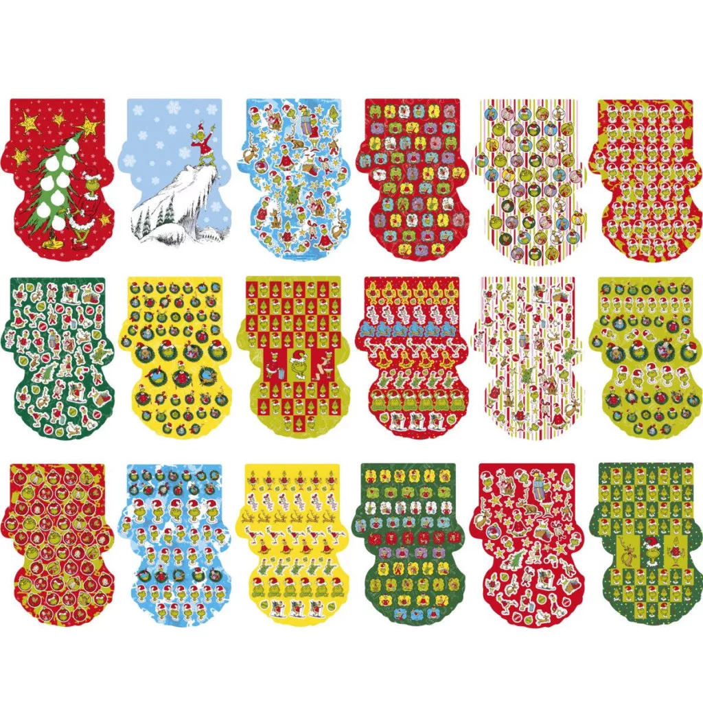 Set samolepek GRINCH - 800 ks